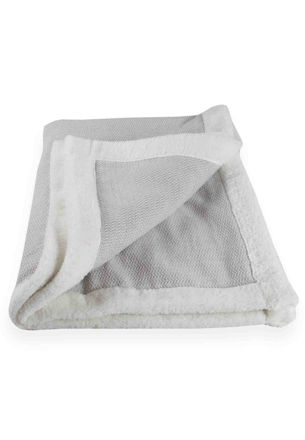 Picture of Babyplaid - dobbeltsidet - grå