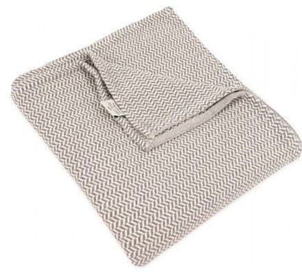 Picture of Babyplaid - flet mønster - antracit