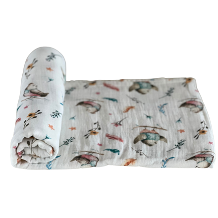 Picture of Tæppe Muslin digital printet 